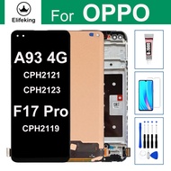 6.4 LCD สำหรับ OPPO A93 4G CPH2123 CPH2121/F17 Pro CPH2119แสดงผลหน้าจอสัมผัส Digitizer แทนที่ด้วยเคร