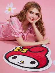 HELLO KITTY AND FRIENDS | SHEIN 1入組卡通兔形地毯