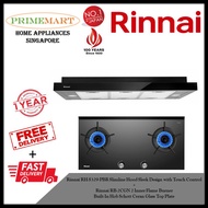 Rinnai RH-S329-PBR Slimline Hood + Rinnai RB-2CGN 2 Burner Built-in Hob *BUNDLE DEAL - FREE DELIVERY