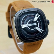 NEW JAM TANGAN PRIA SEVENFRIDAY M2 KULIT LIST SILVER SEVEN FRIDAY ORIGINAL