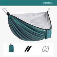 MLADEN Camping Hammock With Mosquito Net Heavy Duty Outdoor Swing Bed Portable Khemah Buaian Hiking 