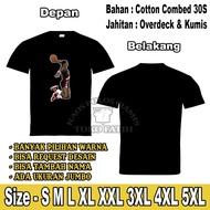 Adult T-shirt BasketBall CLYDE DREXLER Variation 2 Short Sleeve Combed 30S