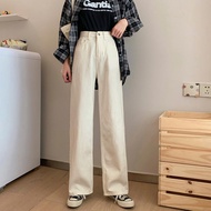 Women's Wide Leg Jeans Loose Seluar Jeans Wanita High Waist Seluar Jeans Celana Jeans Wanita Seluar 