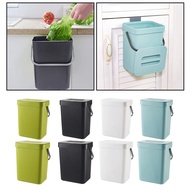 [yiodusi] Small Trash Can, Hanging Waste Bin Under Kitchen Sink, Wastebasket Over Cabinet Door