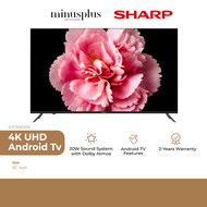 Sharp 20W Sound System with Dolby Atmos Chromecast Built-in 4K HDR Android TV (55" Inch) - 4TC55EK2X
