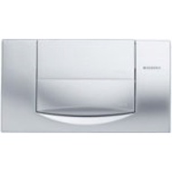 Geberit single flush actuator, front operated Matt Chrome