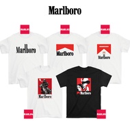 Unique Trendy Marlboros Vintage Style - Short-Sleeved Brand Logo Printing T-shirt Adult Cotton Custo
