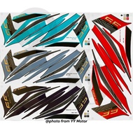 Yamaha Lc135 v8 fi se (24) Special Edition premium quality body cover sticker stripe 1set