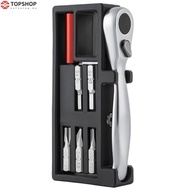 Ratchet Tool Set Rotating Ratchet Mechanism Multifunction 10-in-1 Portable Kit