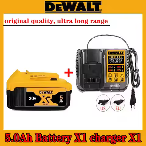 DCB200 Battery For Dewalt 20V Power Tools 5Ah6Ah Lithium-ion Battery Replacement For Dewalt DW089LG 