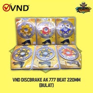Vnd RACING Disc Brake Disc Brake Disc Front Floating Type AK 777 Round Serration Beat Vario 110mm Si