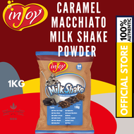 Rich Caramel Macchiato Delight: Injoy Caramel Macchiato Milk Shake Powdered Drink Mix 1kg - Perfect 