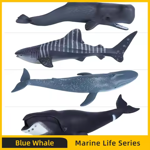 Sea Animal Whale Toys for Children Kids Shark Realistic Ocean Animal Educational and Puzzle Gift Bat