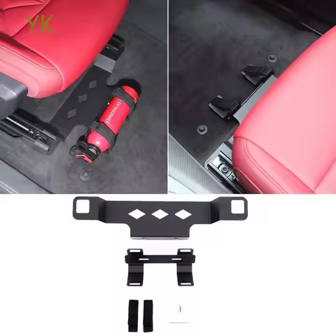 Aluminum Alloy Black Car Co-Pilot Seat Under Adjustable Fire extinguishing Bracket For BMW X3 G45 20