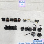 refrigerator / aircond overload & relay starter compressor protector fridge freezer PTC relay 4TM ov