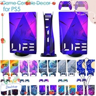 DEALSHOP Sticker Fashion for PS5 Decal Game Console Decor for PS5