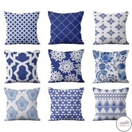 LF <COD>Pillow case Blue 40x40,45x45,50x50,60x60, living room decoration pillow cases for sofa.