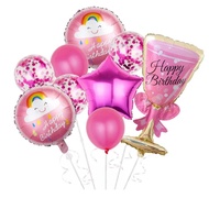 9 PCS HAPPY BIRTHDAY balloon decoration