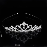 Tiara Crown Headband Silver Crown Headband