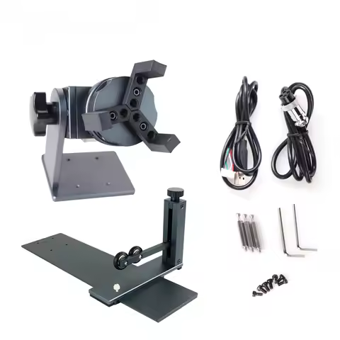 Fonland DAJA Rotary Axis with DM442 Driver Fiber Laser Engraver Marking Machine Rotation Tool for 36