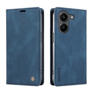 Leather Wallet Card Hoder Magnetic Flip Case for POCO F6 F7 F8 M6 M7 X7 X8 Pro Max Ultra C65 C71 C75