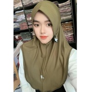 Open 855 JILBAB AL FAEZYA SOFTPED FLOW OVAL PATTERN DEX SPORTY COVERING CHEST ADULT SIZE S ADULT JER