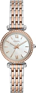 Women's Carlie Mini Quartz Stainless Steel Strap, Multi, 12 Casual Watch (Model: ES4649)