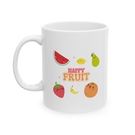 Happy Fruit Mug Ceramic Mug 11oz
