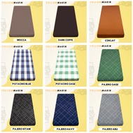 Zippered mattress cover bed sheet 70x180x5 70x180x10 70x180x15 - Plain mattress cover 70x180x5 70x18