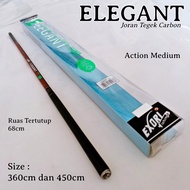 Exori Elegant 360 450 Joran Tegek Pole Power Long Segment Action Medium Rod Fishing Rod Tegeg Carbon Material Lightweight Super Strong And Quality