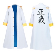 § Anime Pirate Sakazuki Akainu Cosplay Costume Admiral Of The Navy Cloak Coat Outfits Women Men Ad