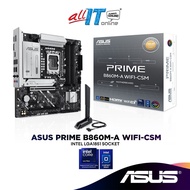 ASUS PRIME B860M-A WIFI-CSM Micro ATX (mATX) Intel Motherboard | LGA1851 | Socket Support Intel Core
