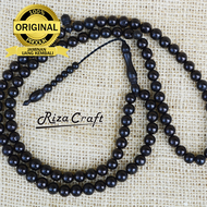 Kalung Tasbih 99 Butir Kayu Koka Kokah Kokka Kaukah ASLI Original Arab Turki Hitam