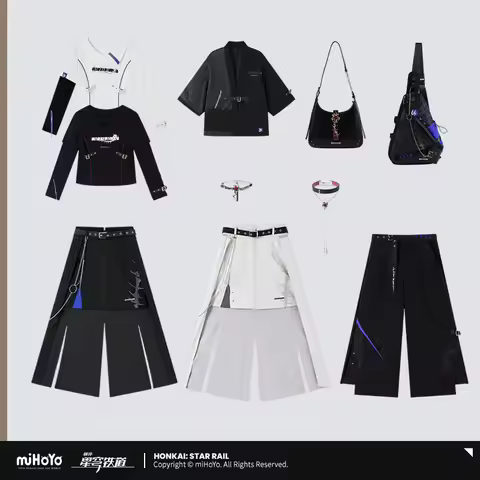Sunsyea Honkai Star Rail Official Merch miHoYo Original Authentic Acheron Themes Series Clothes