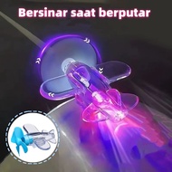 [Akan shining]AIR LED PLANE TOY CAR AIR FIGHT LED PLANE wind powered airplane