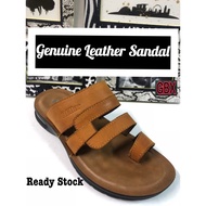 Men’s sandal men cowhide sandal selipar genuine sandal selipar lelaki men genuine leather sandal men