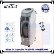 Mistral 15L Portable Evaporative Air Cooler with Remote MAC1600R | MAC 1600R (2 Years Warranty)