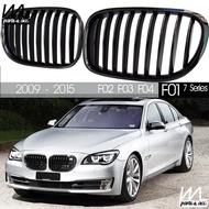 Replacement Front Kidney Grill Grille Gloss Black for BMW 7 Series F01 F02 F03 F04 2012 - 2014 Front