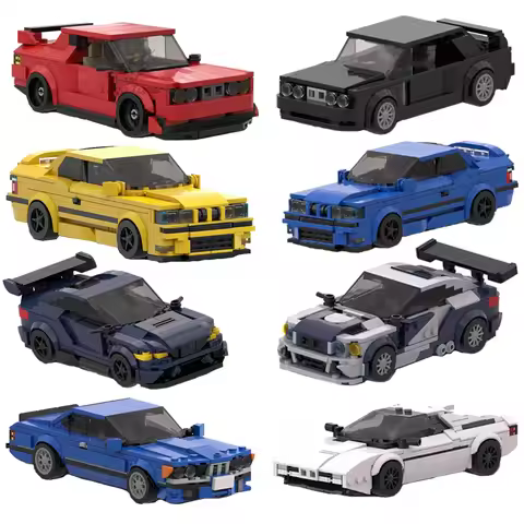 Bricklink Technical Car City Speed Vehicles M3 E30 E36 E46 GTR 635CSi 850CSi Vehicles Sets Building 