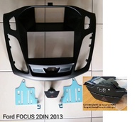 กรอบจอแอนดรอยด์ หน้ากากวิทยุ หน้ากากวิทยุรถยนต์ FORD FOCUS ปี2012-2019 สำหรับเปลี่ยนเครื่องเล่น2DIN7"_18cm. หรือ เครื่องเล่น จอ Android7"