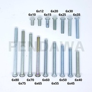 Jp+ 6x80mm bolts Brand TMS M6x80mm contains 10 pcs