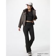 UNIQLO AIRISM LEGGINGS FLARE SOFT UV PROTECTION UNIQLO WOMEN'S LEGING TROUSERS