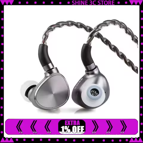 7Hz Legato Dual Dynamic Driver In Ear Monitors HiFi IEM Earphones Detachable 0.78mm 2Pin Cable For G