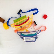 Children Bag Summer Handsome Boy Transparent Waist Bag Plastic Beach Jelly Bag Fashionable Girl Ches