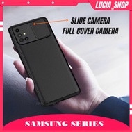 Case Samsung A22 M32 4G A32 5G A02 M02 Casing Hardcase Slide Square Camera Full Cover TPU Premium