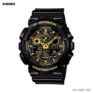 Casio G-shock นาฬิกาข้อมือผู้ชาย สีดำ สายเรซิ่น GA-100CF Series รุ่น GA-100CF GA-100CF-1A GA-100CF-1A9