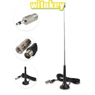 WITAKEY AM/FM Antenna, Enhanced Signal Universal DAB Radio Antenna, Durable Connector Adapter Aerial Amplified Adapter