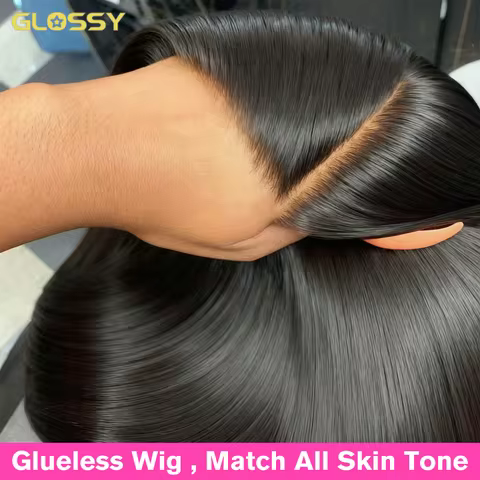 30 40inch Wear and Go Glueless Wig Human Hair 7x5 Precut 13X6 Hd Lace Frontal Wigs Bone Straight Pre