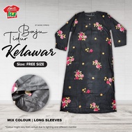 BAJU KELAWAR | KAFTAN | BAJU TIDUR LENGAN PANJANG