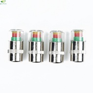 4pcs Car Valve Tyre Cap Dust Monitor Wheel Tire Pressure 32-36 PSI Sensor